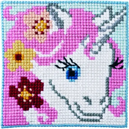 Permin Kirjontasarja Lasten Stramaj Yksisarvinen 25x25cm