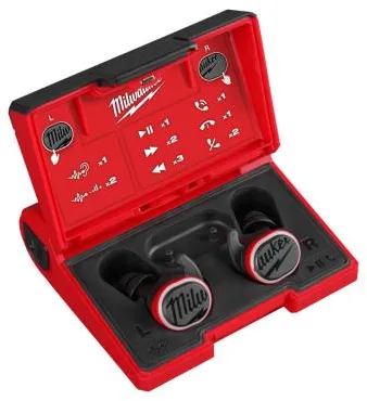 Milwaukee-kuulonsuojaimet Bluetoothilla L4 RLEPB-301 - Ladattava