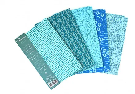 Tissu de Marie Fat Quarter Turkis 50x57cm - 5 kpl